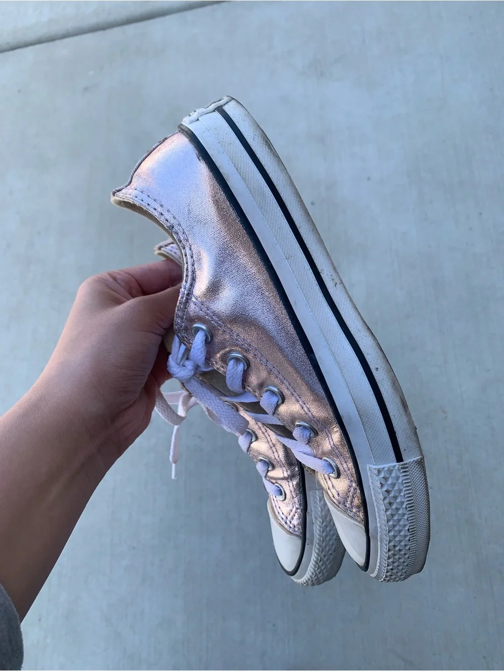 Converse Shiny Pink Sneakers